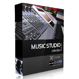 CGAxis Models Volume 31 Music Studio